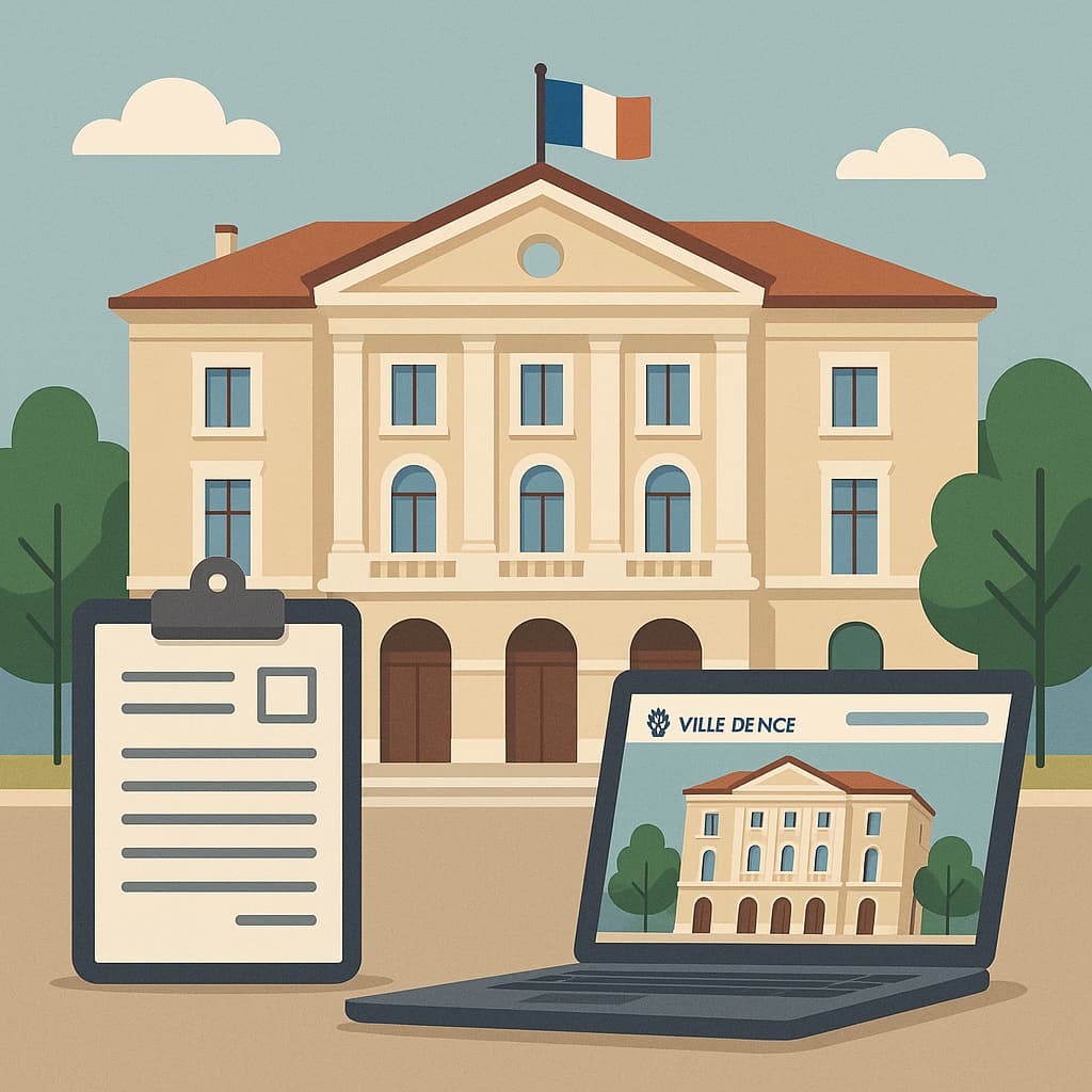 Illustration des démarches administratives pour louer à Nice